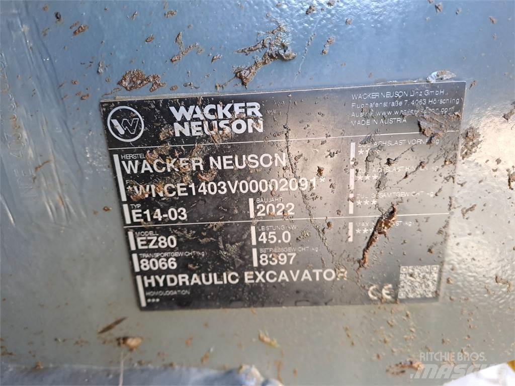 Wacker Neuson EZ80 履带挖掘机