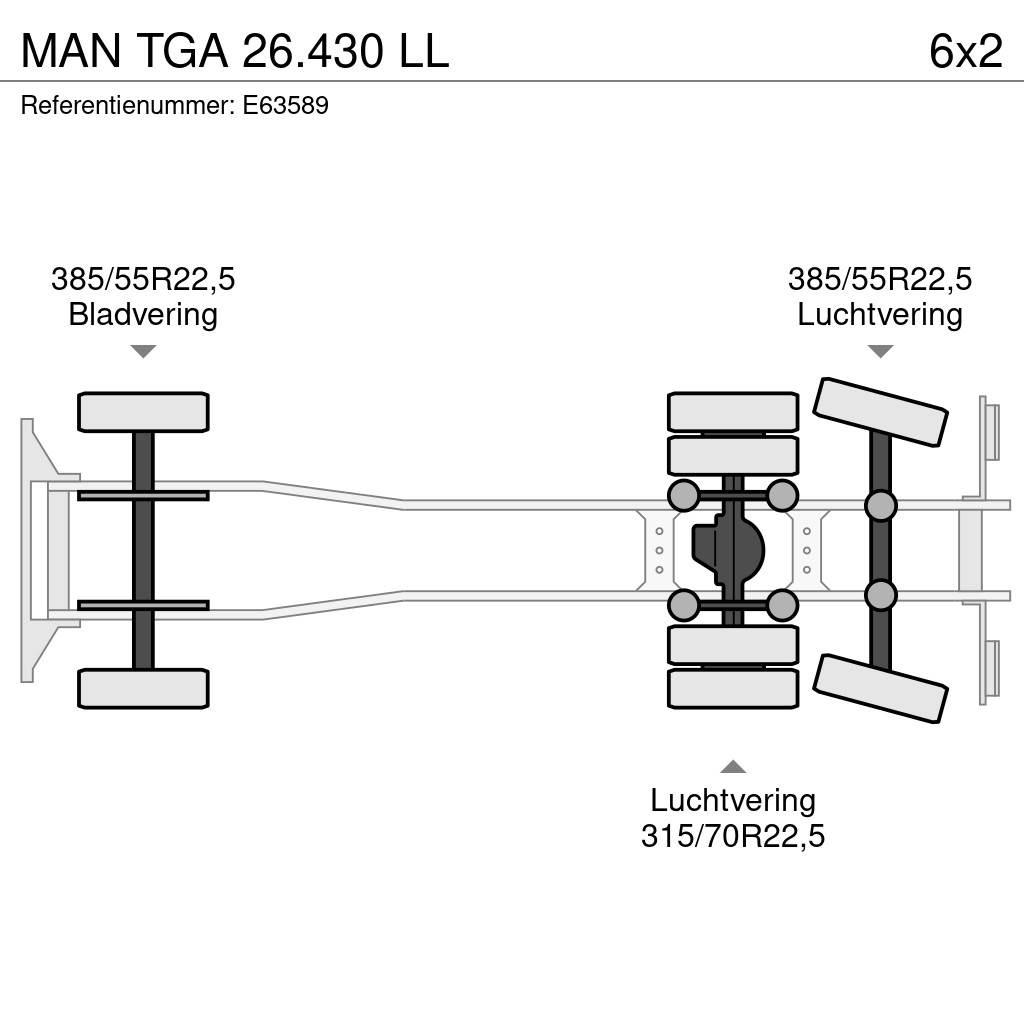 MAN TGA 26.430 LL 工程吊钩车