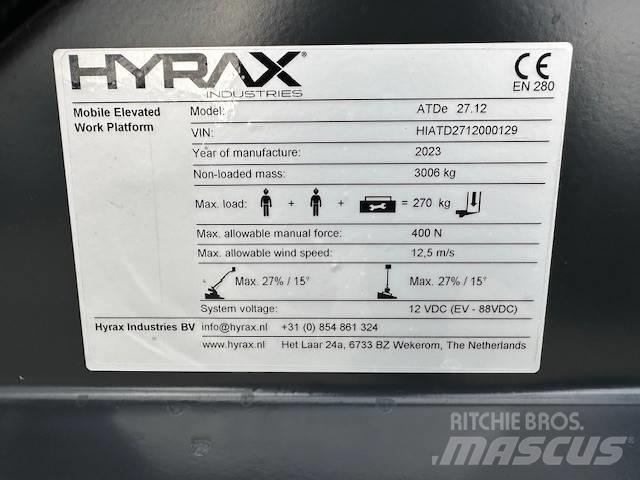 Hyrax ATDe 27.12 直臂高空工作平台