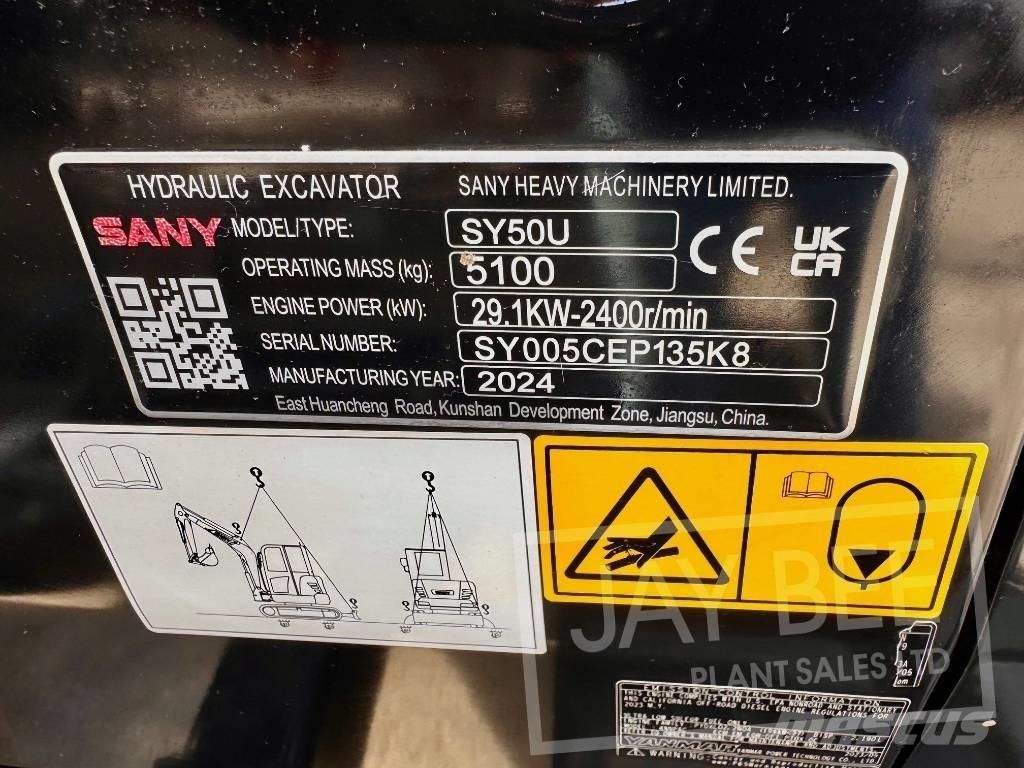 Sany SY 50 U 小型挖掘机