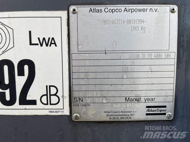 Atlas Copco QAS 80 柴油发电机