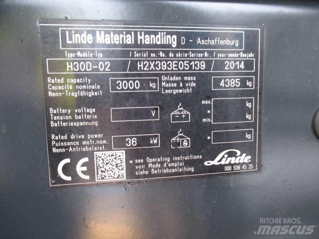 Linde H30D 柴油叉车