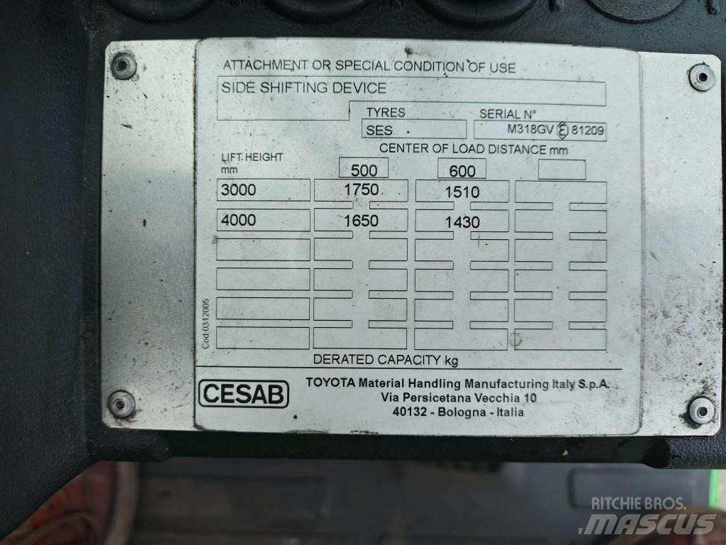 Cesab M 318 G 天然气叉车