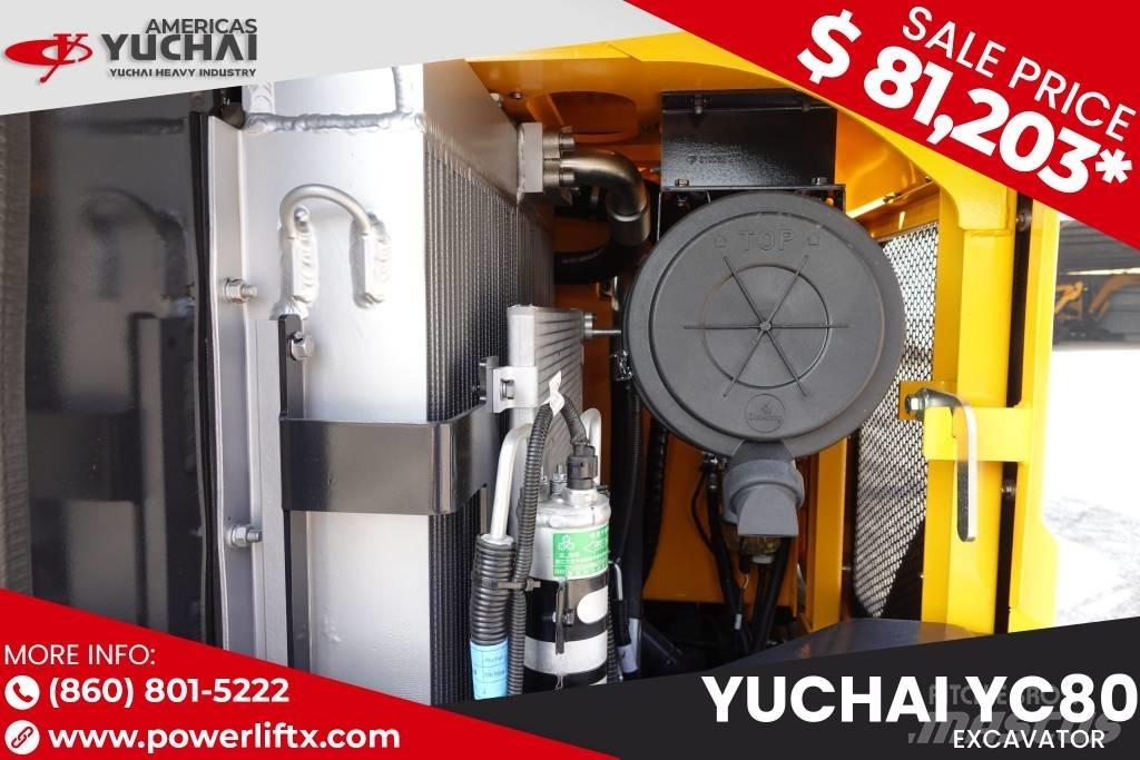 Yuchai YC80 履带挖掘机