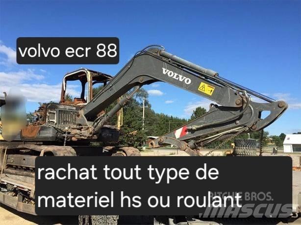 Volvo ECR 88 吊杆和铲斗