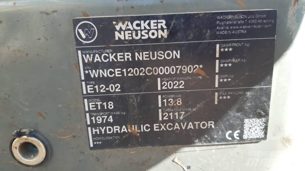 Wacker Neuson ET 18 履带挖掘机