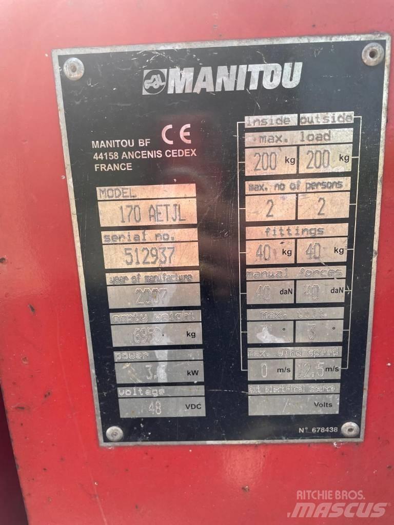 Manitou 170 AETJL 曲臂高空工作平台