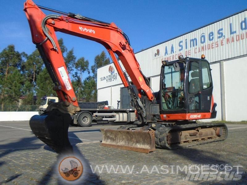 Kubota KX 080-4 中型挖掘机