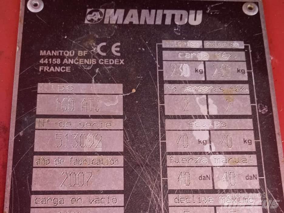 Manitou 160 ATJ 曲臂高空工作平台