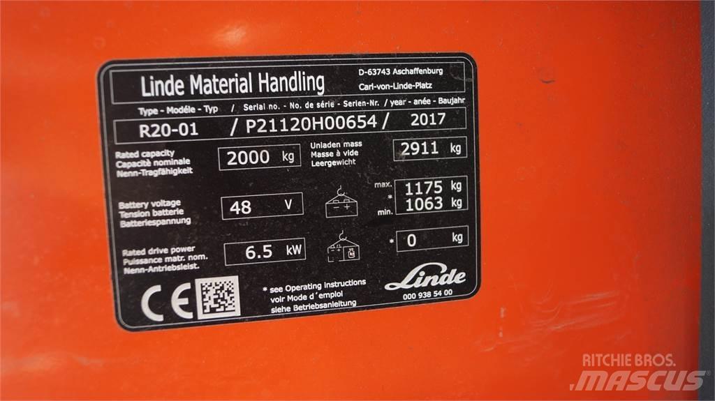Linde R20 前移式叉车