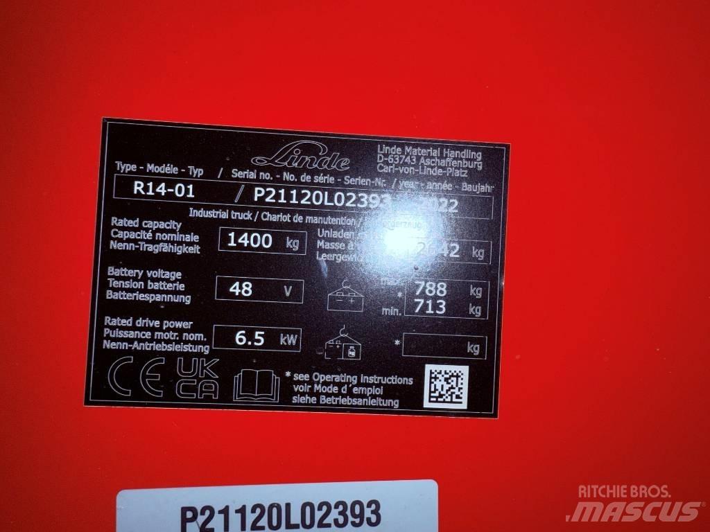 Linde R14/1120 前移式叉车