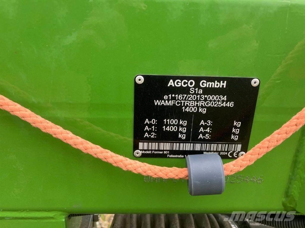 Fendt Former 801 犁耙和摊草机