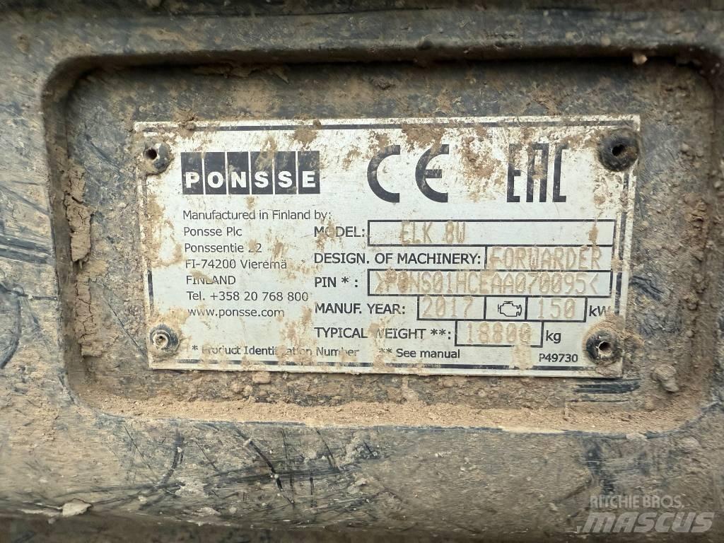 Ponsse ELK 8W 集运机