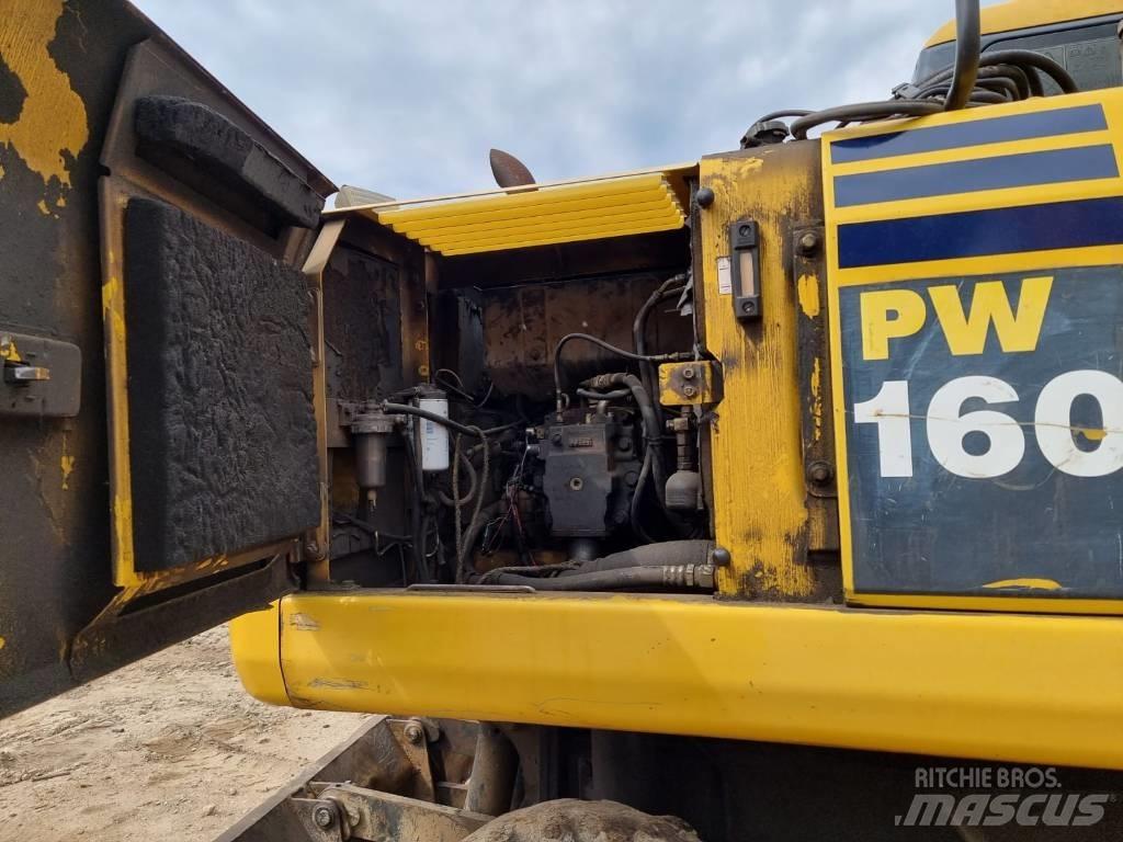 Komatsu PW 160-7 轮式挖掘机