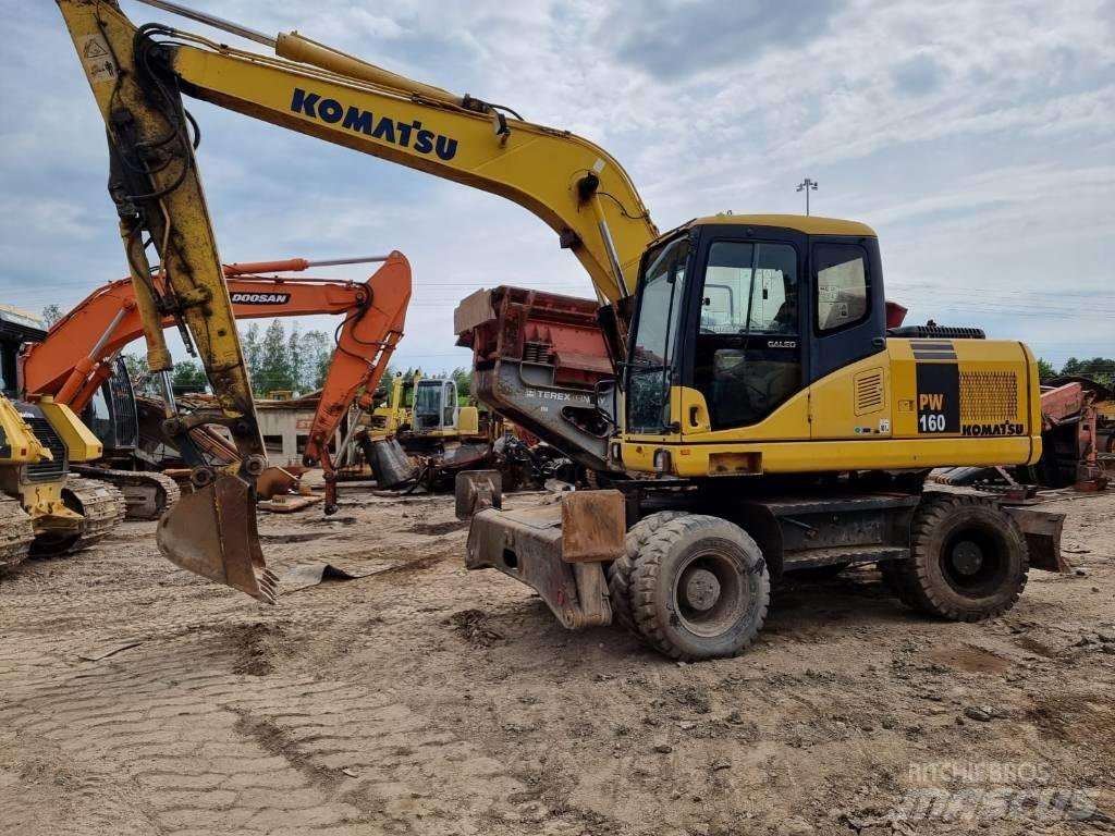 Komatsu PW 160-7 轮式挖掘机