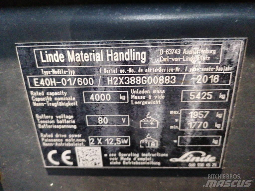 Linde E40H-01/600 电动叉车