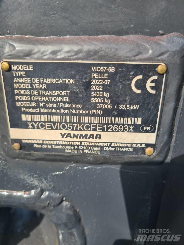 Yanmar Vio 57-6B 小型挖掘机