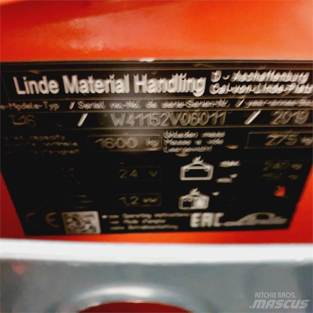 Linde T16 Li-Ion 手摇升降机