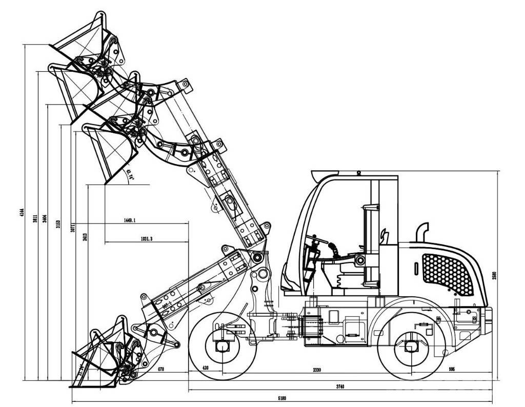  Manitech  MTech 4,5T 伸缩轮式装载机
