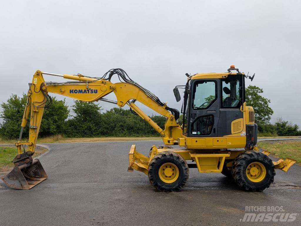 Komatsu PW 98 MR-8 轮式挖掘机