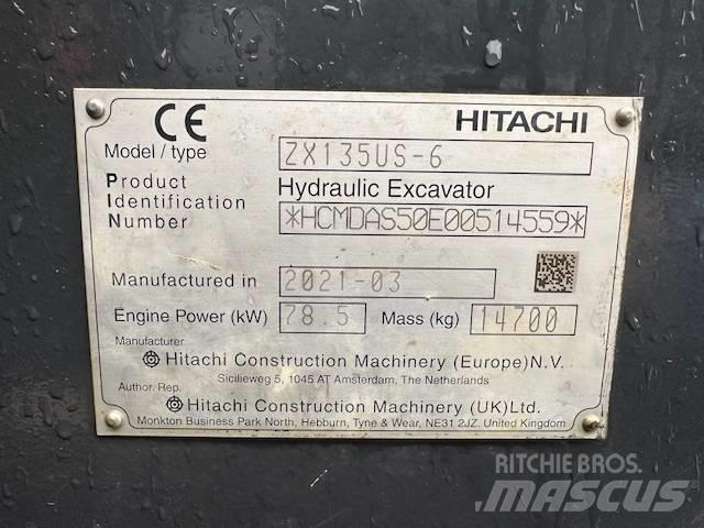 Hitachi ZX 135 US-6 履带挖掘机
