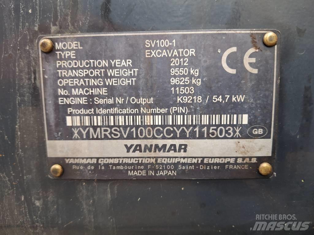 Yanmar SV 100-1 中型挖掘机