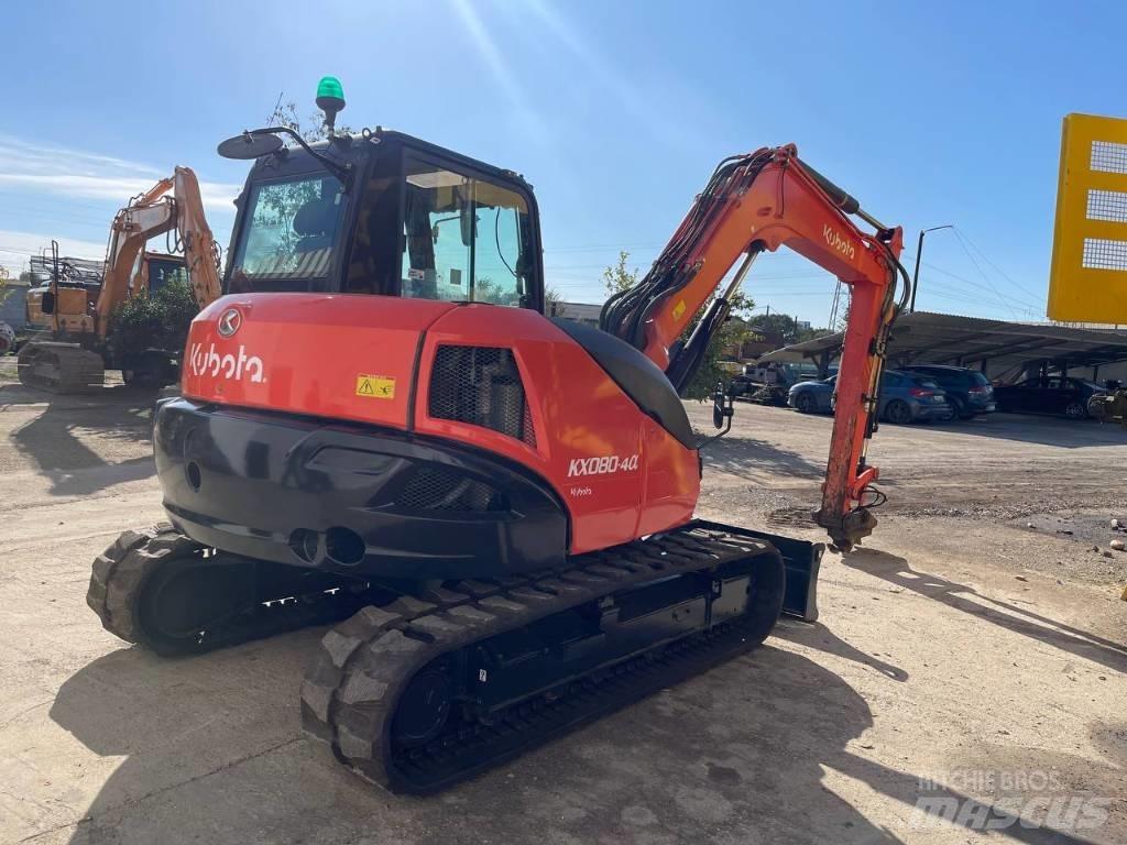 Kubota KX 080-4 中型挖掘机
