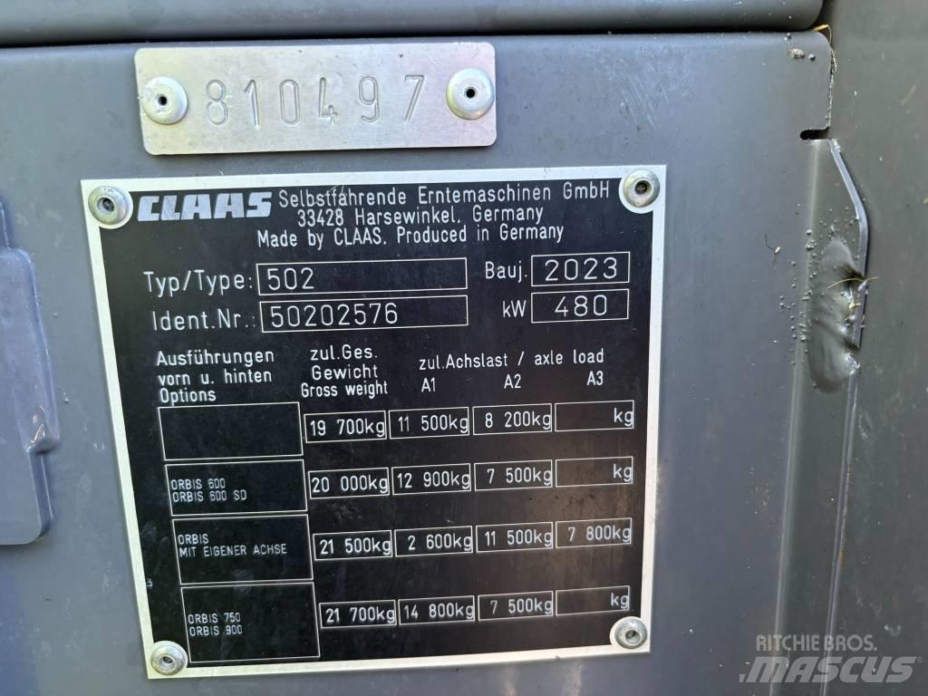 CLAAS Jaguar 960 4WD 自走式青贮饲料收割机