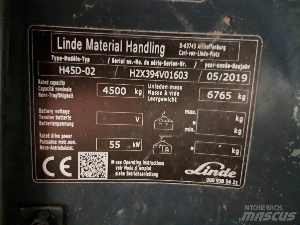 Linde H45D-02 柴油叉车