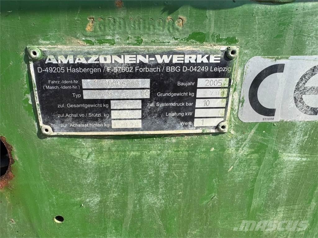 Amazone ZG-B 8200 矿物肥料撒播机