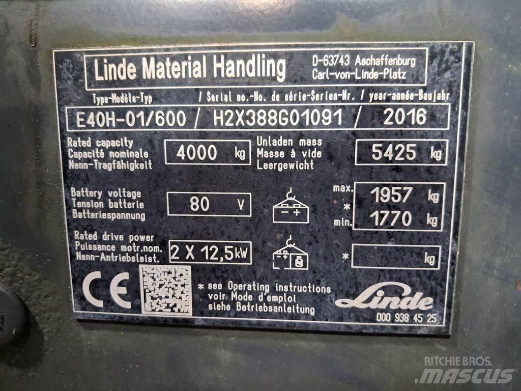 Linde E40H-01/600 电动叉车