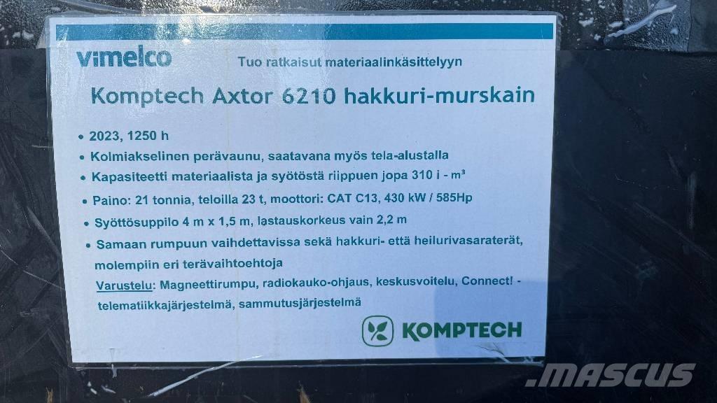 Komptech Axtor 6210 木材削片机
