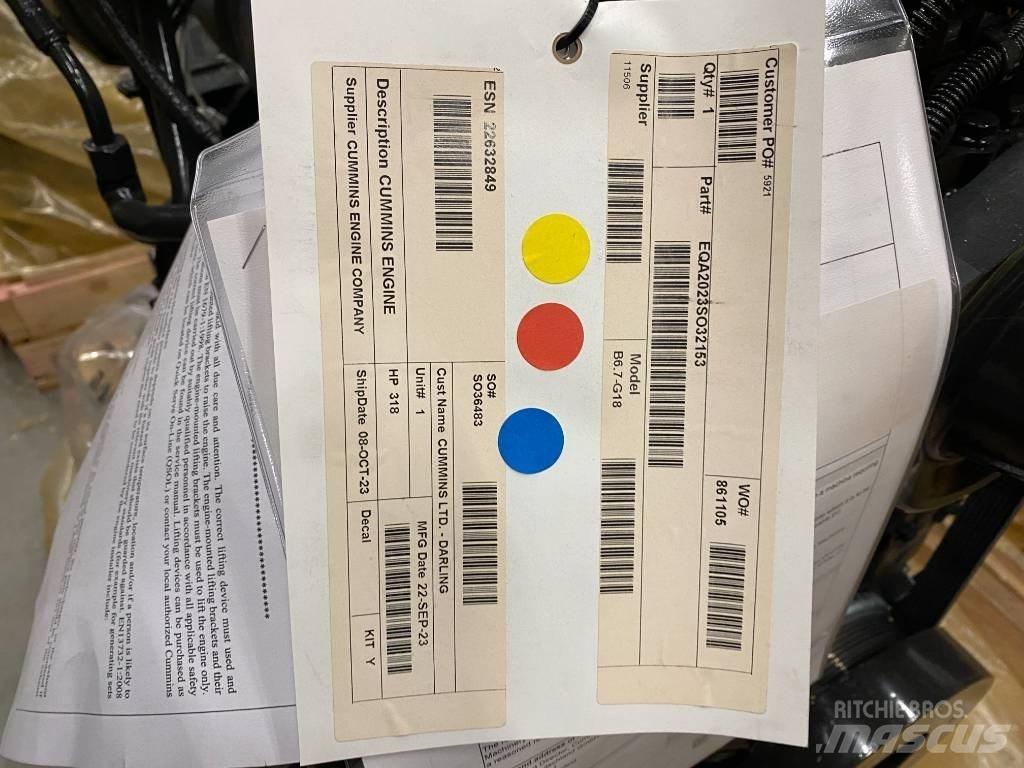 Cummins B6.7G18 农业机械-其他