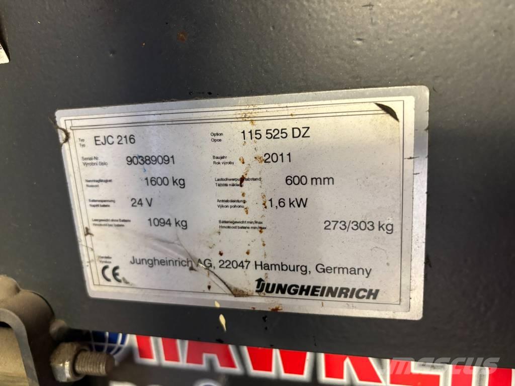 Jungheinrich EJC216 手推堆垛车