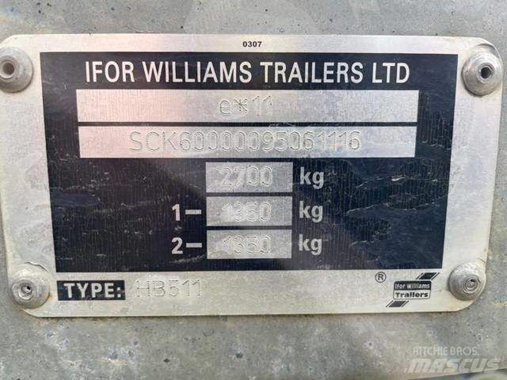Ifor Williams HB 511 动物运输拖车