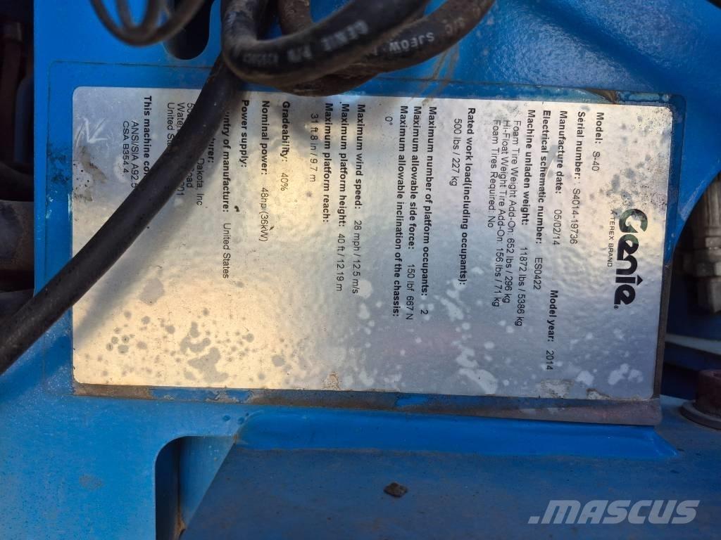Genie S 40 直臂高空工作平台