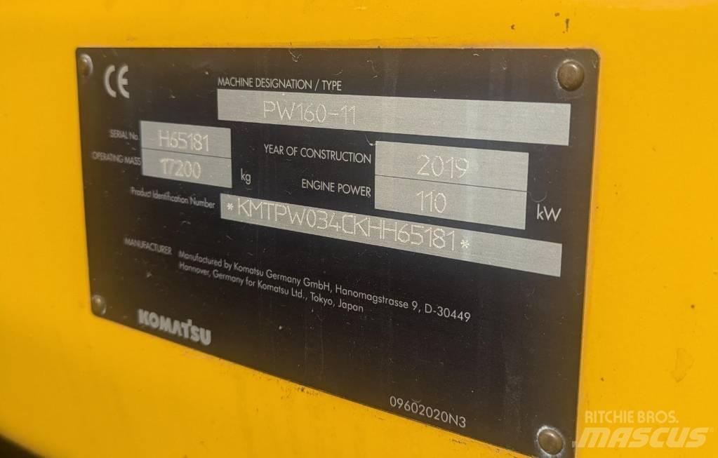 Komatsu PW160-11 轮式挖掘机