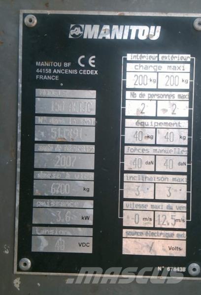 Manitou 150 AETJC 曲臂高空工作平台