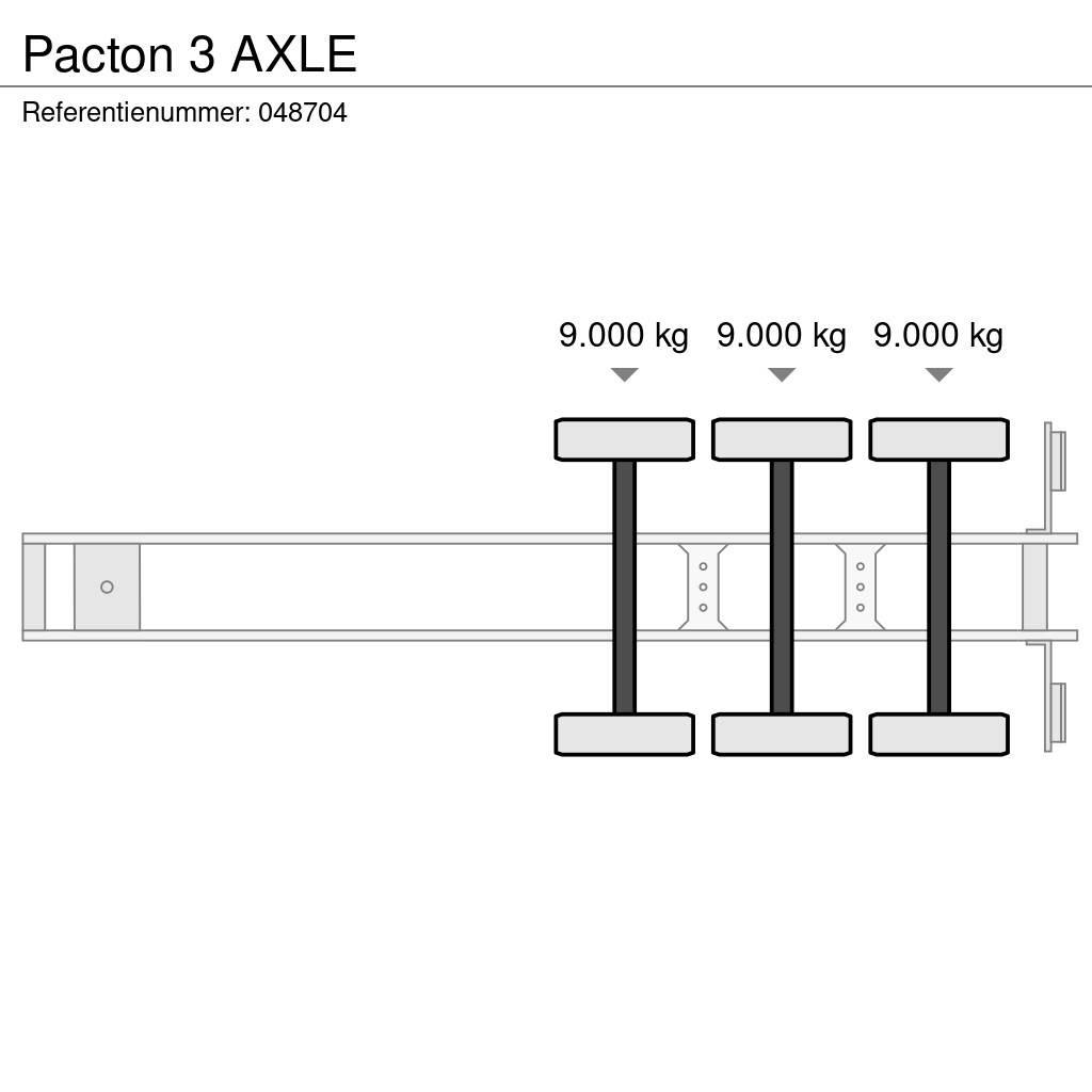 Pacton 3 AXLE 集装箱半挂车