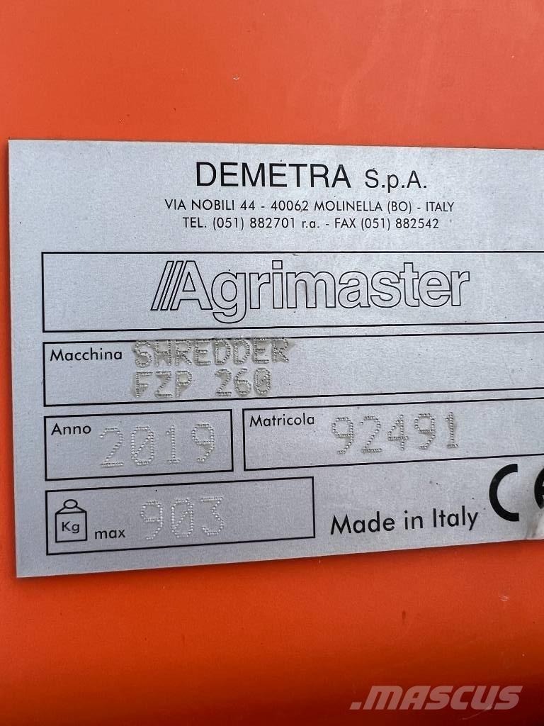 Agrimaster FZP 260 牧场割草机和切顶器