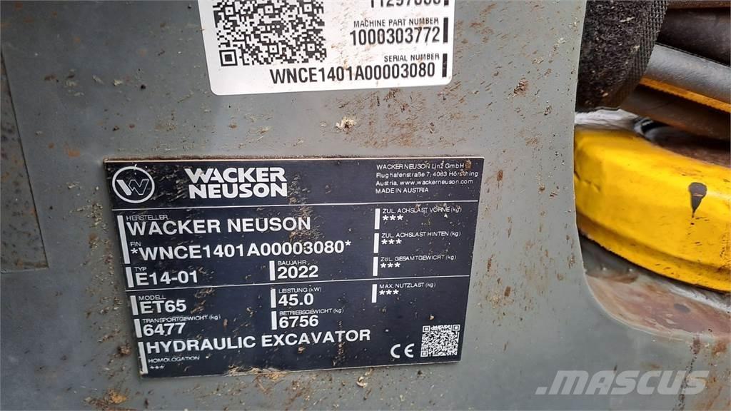 Wacker Neuson ET65 履带挖掘机