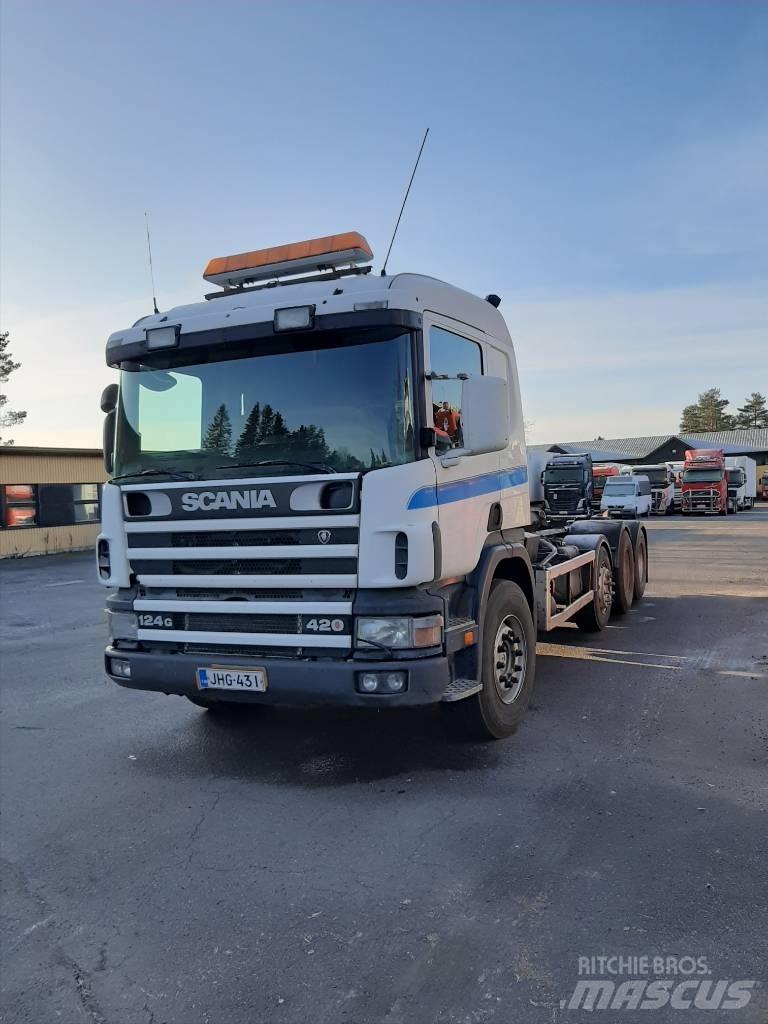 Scania P 124 工程吊钩车