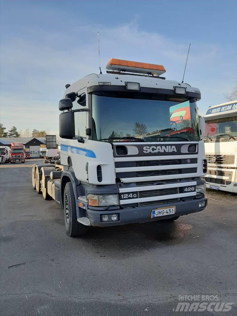 Scania P 124 工程吊钩车
