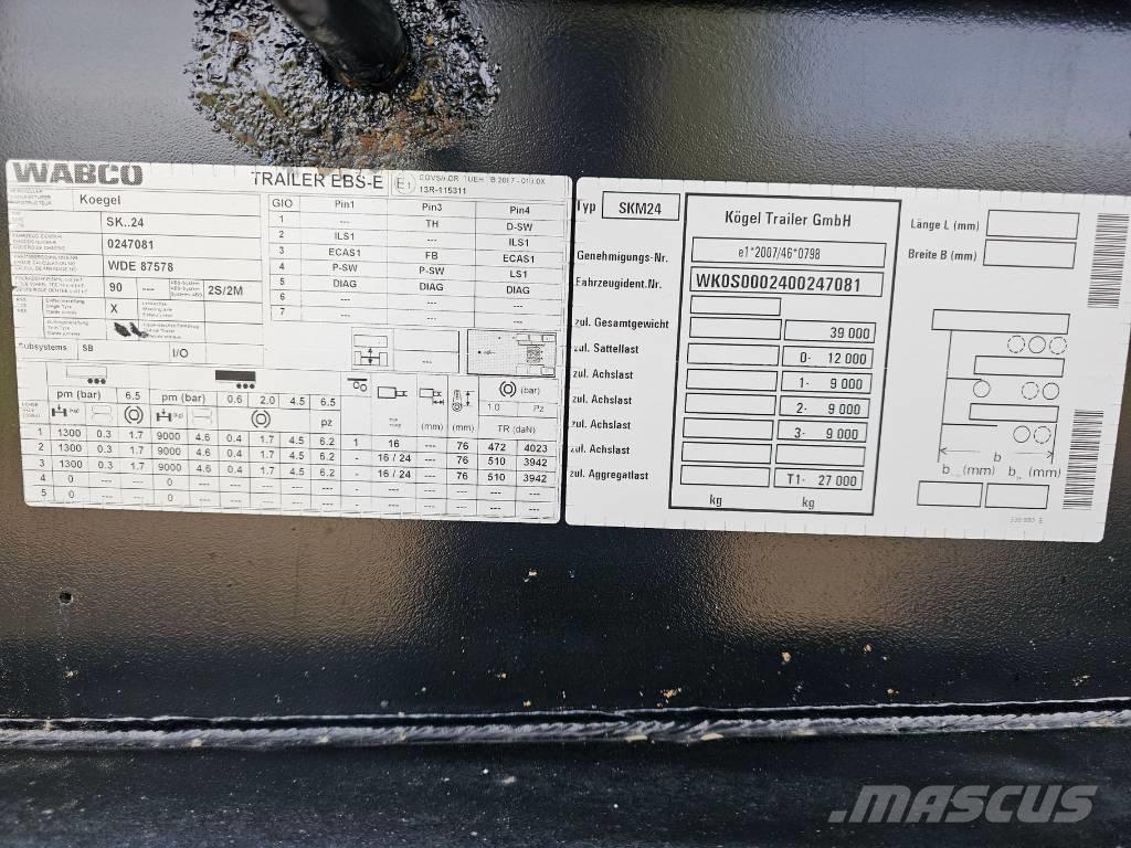 Kögel SKM24 自卸半挂车