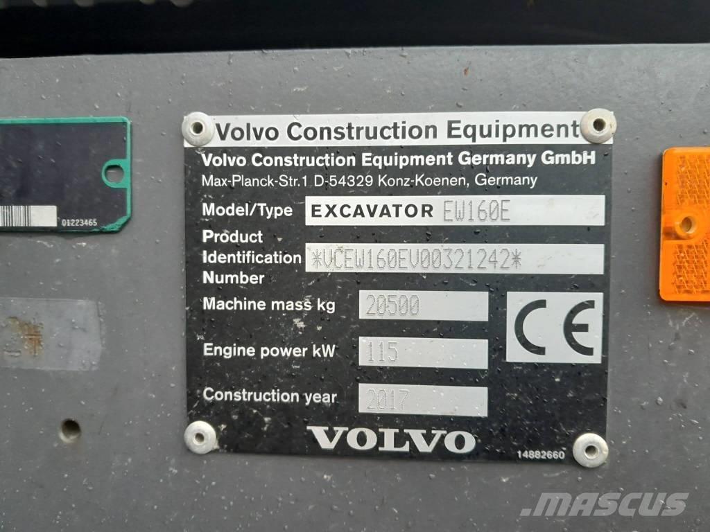Volvo EW 160 E 轮式挖掘机