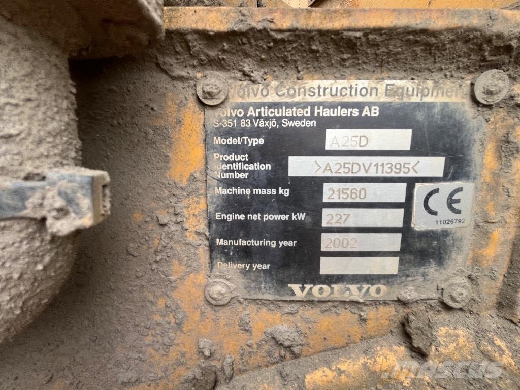 Volvo A 25 D 铰接式自卸车