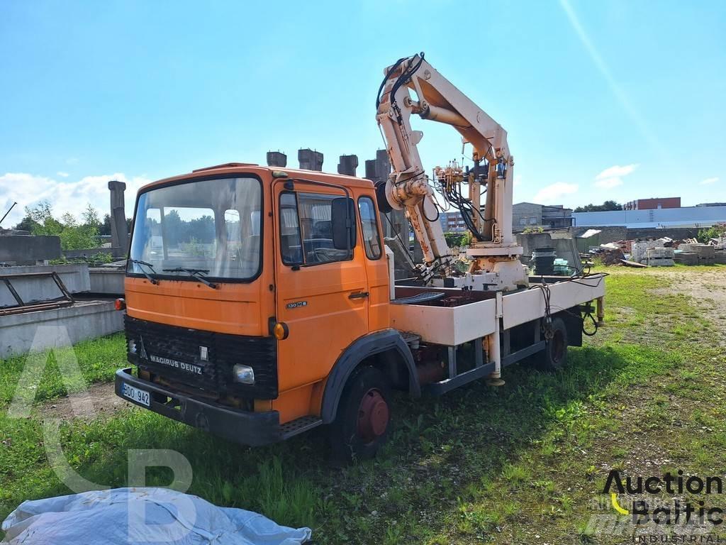 Magirus 130 M 8 平板栏板货车
