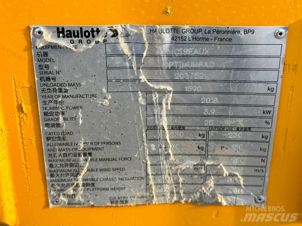 Haulotte OPTIMUM 8 剪叉式升降机
