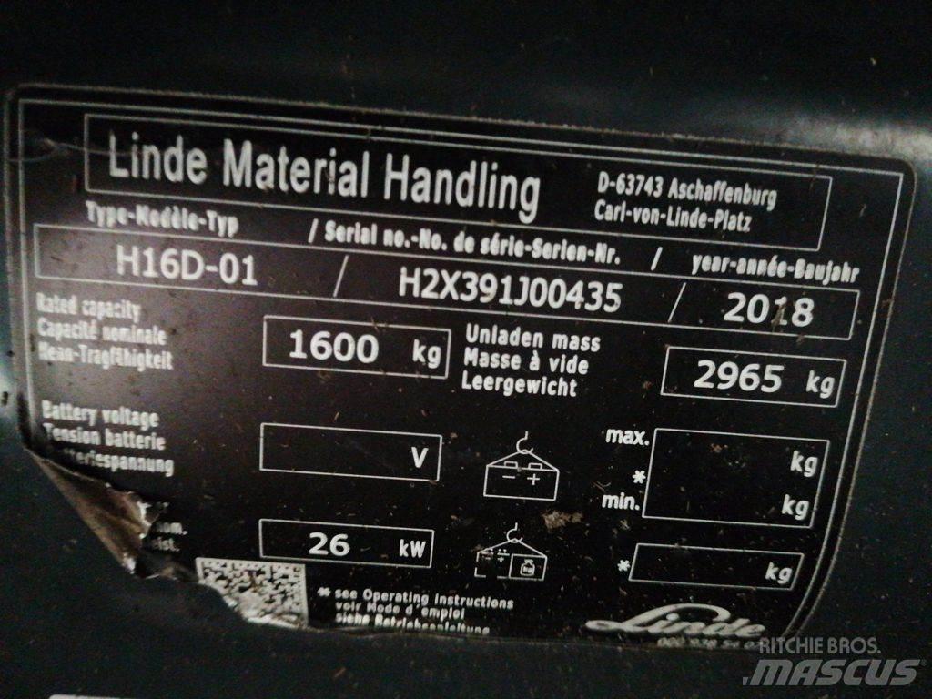 Linde H16D-01 柴油叉车