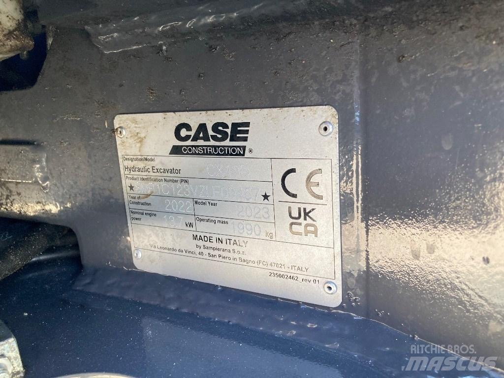 CASE CX 19 D 小型挖掘机